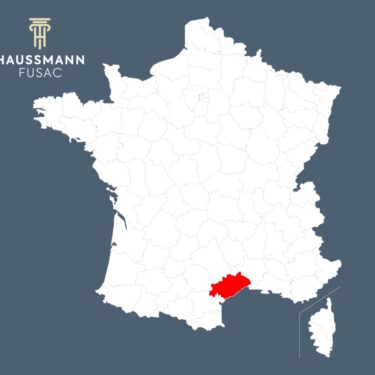 Carte du France mettant en évidence Département de l'Hérault en rouge