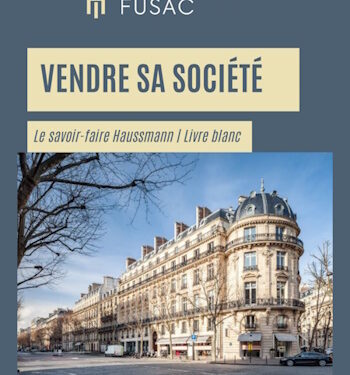 Couverture du livre blanc "Vendre sa société" de Haussmann Fusac