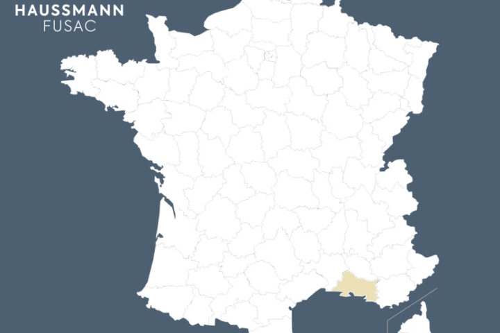 Carte de France mettant en évidence le département des Bouches-du-Rhône