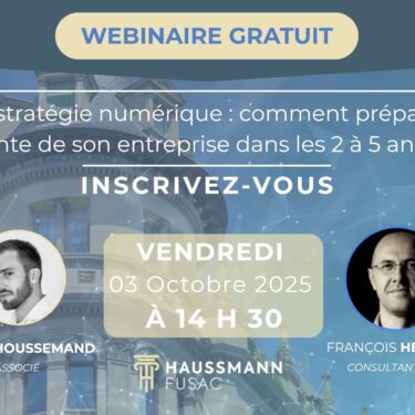 Webinaire gratuit sur la visibilité numérique pour la vente d'entreprise, vendredi 3 octobre 2025 à 14h30