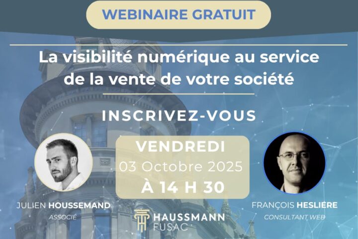 Webinaire gratuit sur la visibilité numérique pour la vente, vendredi 03 octobre 2025 à 14h30