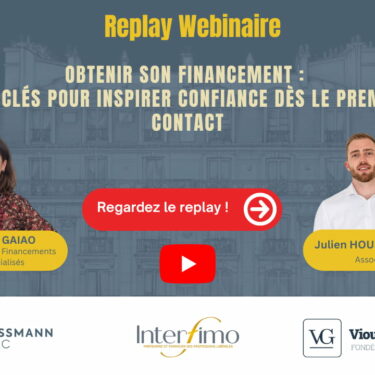 Replay webinaire financement avec Sarah Gaïao et Julien Houssemand