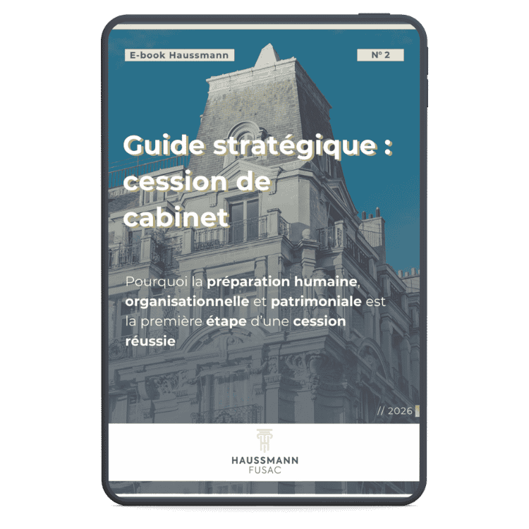 Guide stratégique : cession de cabinet